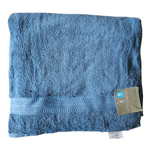 CHARISMA Luxury Bath Towel Gray Blue Soft Cotton Blend NEW with Tags